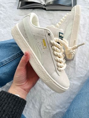 Кросівки Puma Suede XL Beige Rope Laces, Білий, 36