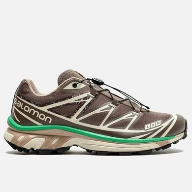 Кросівки Salomon XT-6 Green Brown, Коричневий, 40