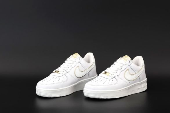 Кроссовки Nike Air Force 1 LOW White Gold (Белый), Белый, 38,5