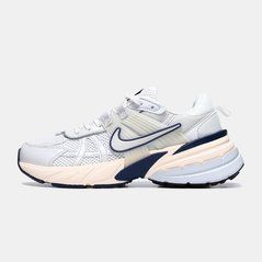 Кросівки Nike V2K Runtekk "Summit White Metallic Silver", Сірий, 36