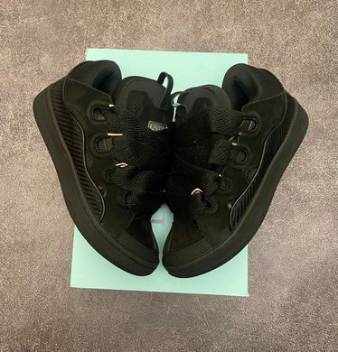 Снікерси LANVIN CURB Sneakers Black, Чорний, 45