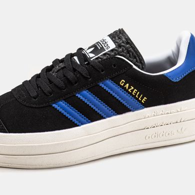 Кросівки Adidas Gazelle Bold Shoes Blue (Чорний), Чорно-білий, 36