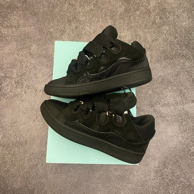 Снікерси LANVIN CURB Sneakers Black, Чорний, 45