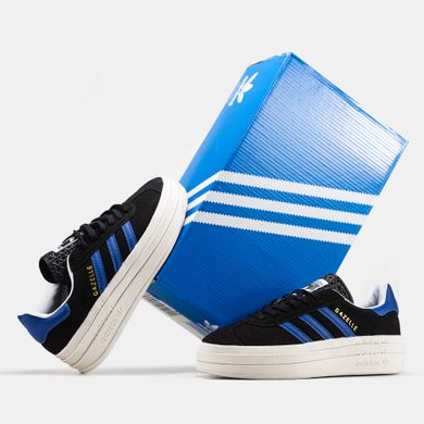 Кросівки Adidas Gazelle Bold Shoes Blue (Чорний), Чорно-білий, 36
