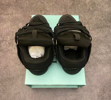 Снікерси LANVIN CURB Sneakers Black, Чорний, 45