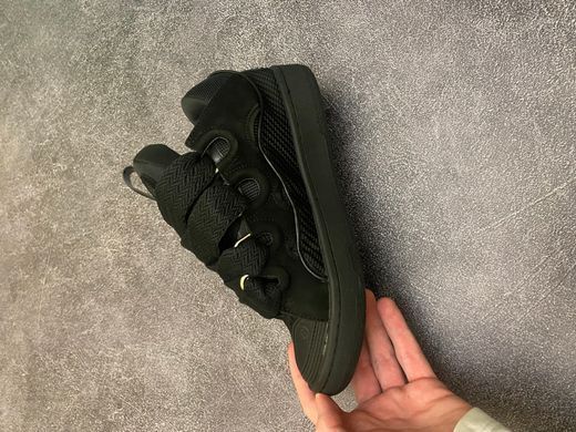 Снікерси LANVIN CURB Sneakers Black, Чорний, 45