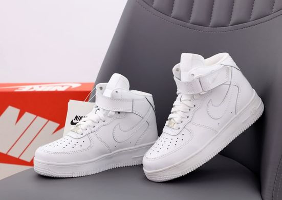 Кросівки Nike Air Force 1 High Triple White Basketball (Білий) , Білий, 41