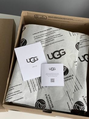 Черевики UGG Lowmel Sneaker Black Leather ❄️, Чорний, 36