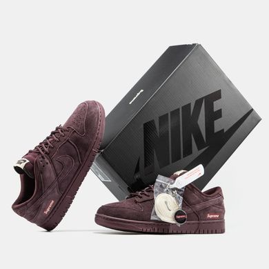Кросівки Nike SB Dunk Low x Supreme Brown, Коричневий, 40