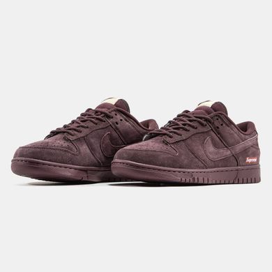 Кросівки Nike SB Dunk Low x Supreme Brown, Коричневий, 40