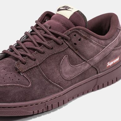Кросівки Nike SB Dunk Low x Supreme Brown, Коричневий, 40