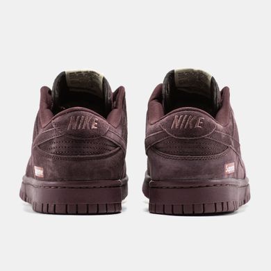 Кросівки Nike SB Dunk Low x Supreme Brown, Коричневий, 40