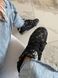 Кросівки Louis Vuitton Trainer Black Grey Logo, Чорний, 39