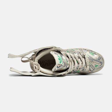 Кросівки ADIDAS X JEREMY SCOTT FORUM  MONEY HIGHT, Зелений, 41