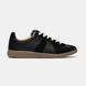 Кеди Maison Margiela Replica Black Calf Leather Sneakers, Чорний, 36