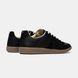 Кеди Maison Margiela Replica Black Calf Leather Sneakers, Чорний, 36