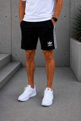 Шорти Adidas Чорні, Чорний, S