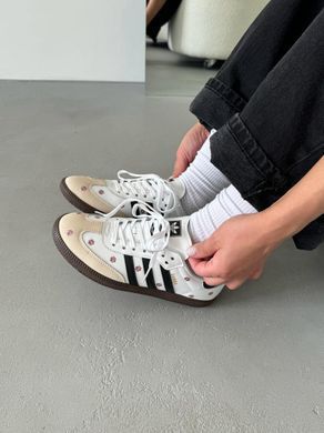 Кросівки Adidas Samba OG Black/White Painted, Білий, 36