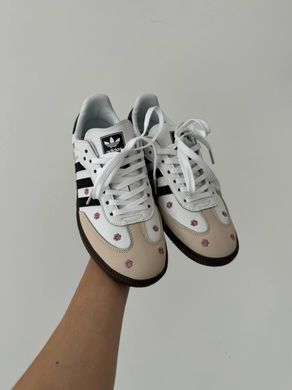 Кросівки Adidas Samba OG Black/White Painted, Білий, 36
