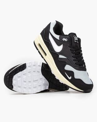 Кросівки Nike Air Max 1 Patta Black (Чорний), Чорно-білий, 45