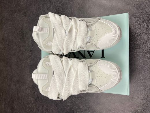 Кросівки LANVIN Curb Sneakers White Beige, Білий, 39