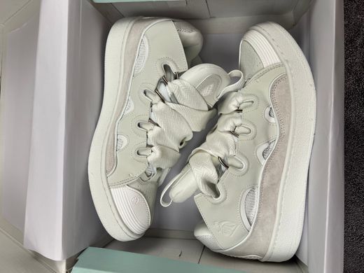 Кросівки LANVIN Curb Sneakers White Beige, Білий, 39