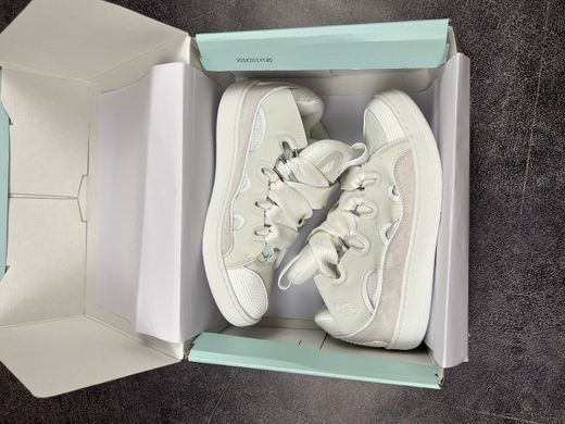 Кросівки LANVIN Curb Sneakers White Beige, Білий, 39