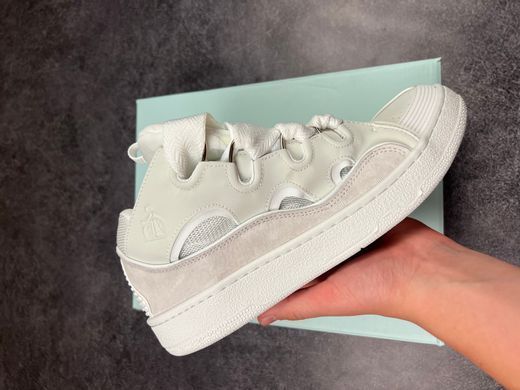 Кросівки LANVIN Curb Sneakers White Beige, Білий, 39