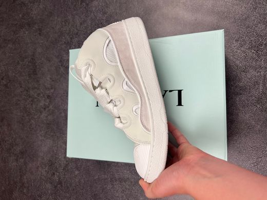 Кросівки LANVIN Curb Sneakers White Beige, Білий, 39
