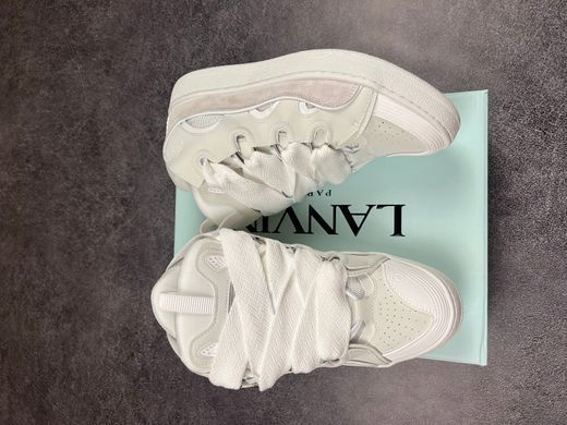 Кросівки LANVIN Curb Sneakers White Beige, Білий, 39