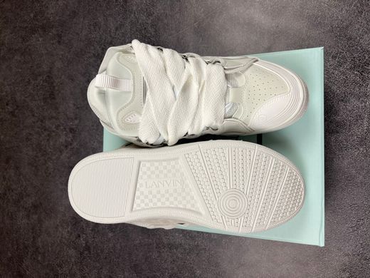 Кросівки LANVIN Curb Sneakers White Beige, Білий, 39