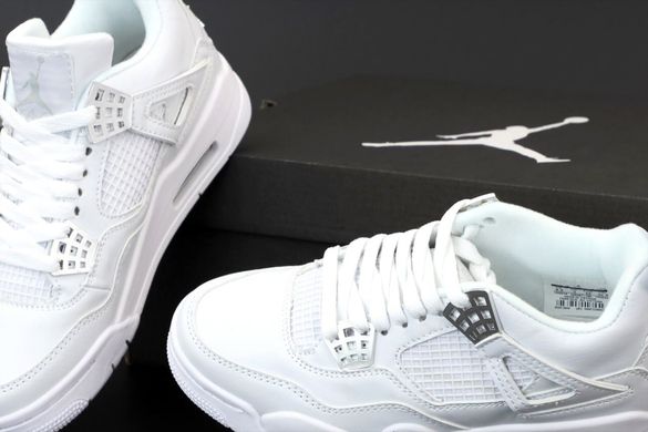 Кросівки Nike Air Jordan 4 Retro Full White (Білий) , Білий