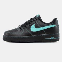 Кросівки Nike Air Force 1 Low x Tiffany & Co Premium, Чорний, 36