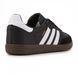 Кросівки Adidas Samba OG Black White (Чорний), Чорний, 45