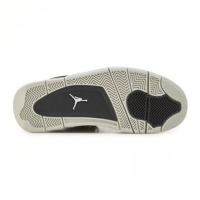 Кросівки Nike Air Jordan 4 RM Black Light Bone , Чорно-білий, 36