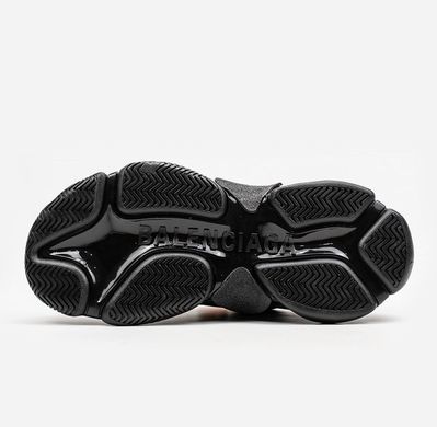 Кросівки Balenciaga Triple S Full Black (Чорний), Чорний, 36