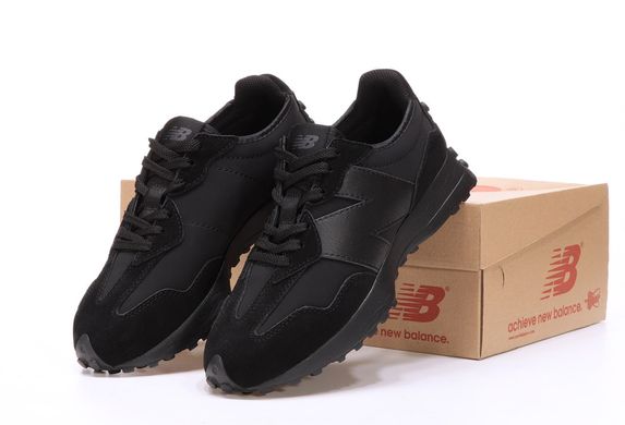 Кросівки New Balance 327 Total Black (Чорний), Чорний, 41