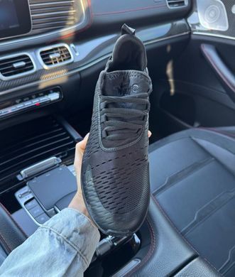 Кросівки Nike Air Max 270 Triple Black (Чорний), Чорний, 39