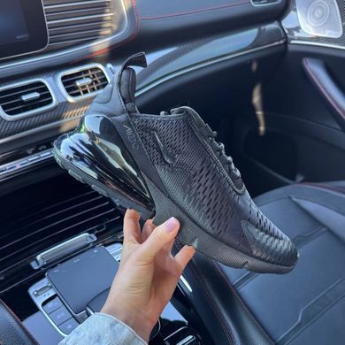 Кросівки Nike Air Max 270 Triple Black (Чорний), Чорний, 39