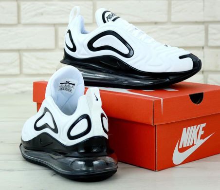 Кросівки  Nike Air Max 720 (Білий, чорний), Білий, 37