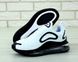 Кросівки  Nike Air Max 720 (Білий, чорний), Білий, 36