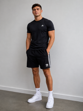 Шорти Adidas Чорні, Чорний, S