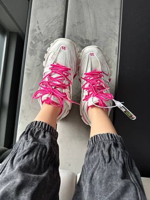 Кросівки Balenciaga Track 3.0 White/Pink (Рожевий), Рожевий, 36