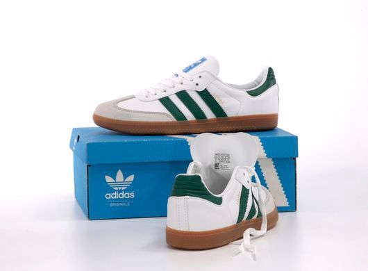 💥ЗНИЖКА💥Кросівки Adidas Samba Humanrace White Green (Білий), Білий, 44