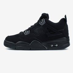 Кросівки JORDAN 4 BLACK CAT , Чорний, 41