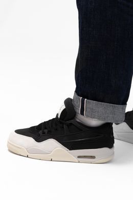 Кросівки Nike Air Jordan 4 RM Black Light Bone , Чорно-білий, 36