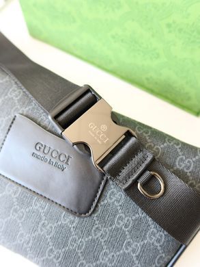 Бананка GUCCI Premium, Темно-сірий, one size