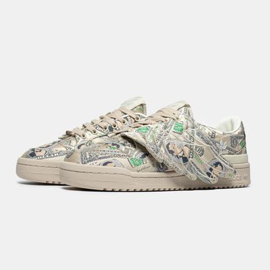 Кросівки ADIDAS X JEREMY SCOTT FORUM MONEY LOW, Сірий, 41