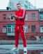 Зимовий спортивний костюм чоловічий Adidas (Червоний), Червоний, xs