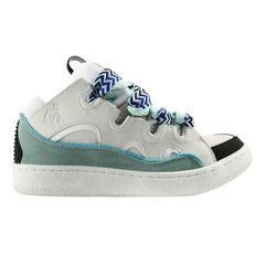 Кросівки LANVIN Curb Sneakers White Blue, Білий, 39